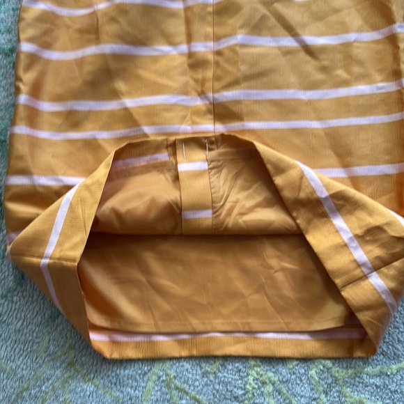 J Crew Scoopneck midi dress in jacquard stripe NWT 6 - Picture 6 of 7